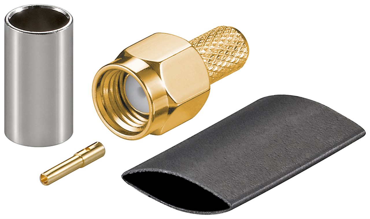 Spina a crimpare RP-SMA WE51697 Goobay