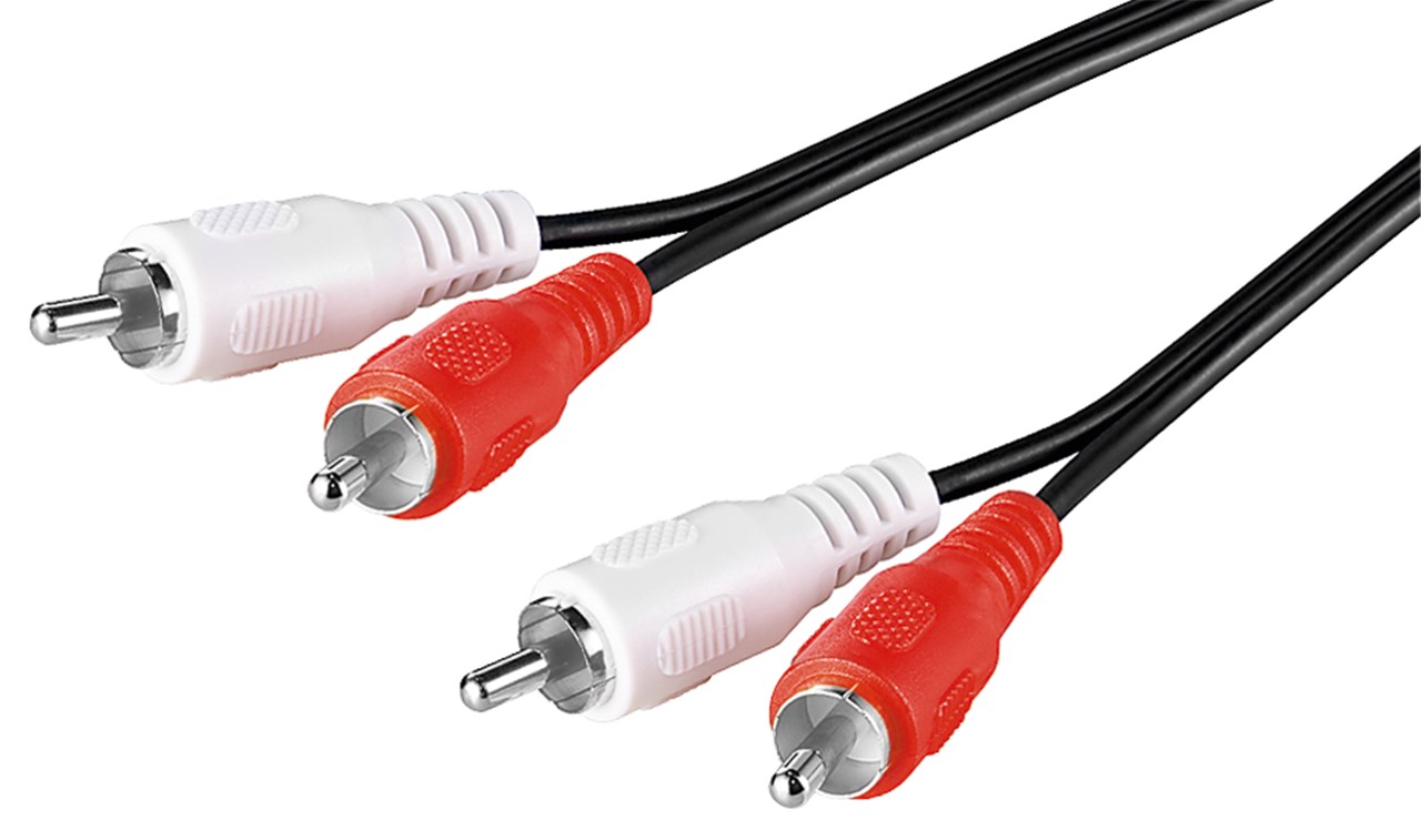 Cavo di collegamento stereo 2x RCA WE50031 Goobay