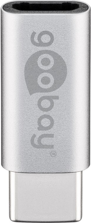 Adattatore da USB-C a USB 2.0 Micro tipo B, argento WE56636 Goobay