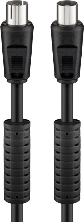 Cavo antenna con ferrite (80 dB), doppia schermatura WE50743 Goobay