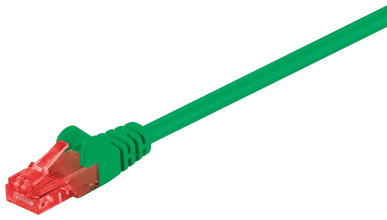 CAT 6 cavo patch, U/UTP, Verde WE68420 Goobay