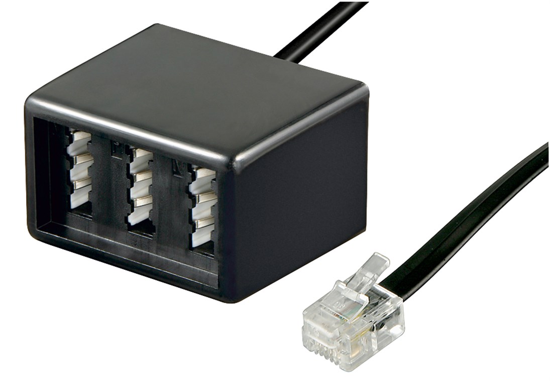 Spina adattatore telefonico TAE WE68027 Goobay
