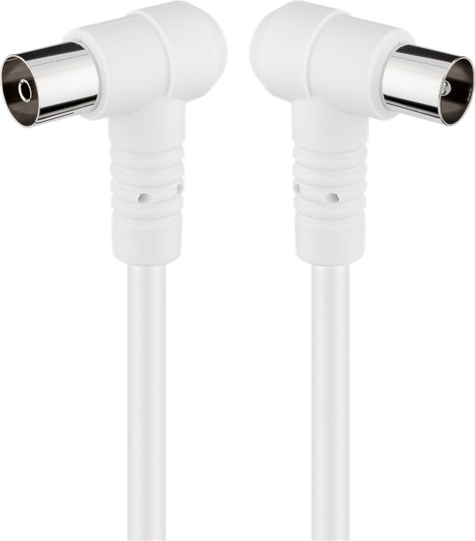 Cavo antenna angolato (80 dB), doppia schermatura WE67356 Goobay