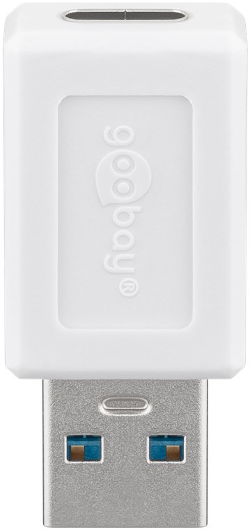 USB 3.0 SuperSpeed adattatore ??USB-A a USB-C , bianco WE55225 Goobay