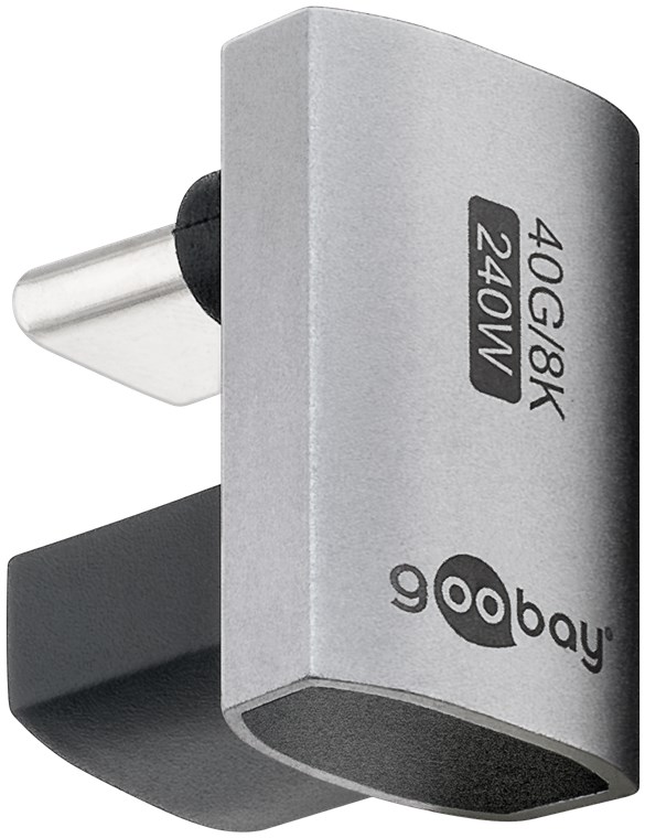 Adattatore USB-C 180° a forma di U, USB4 WE74445 Goobay