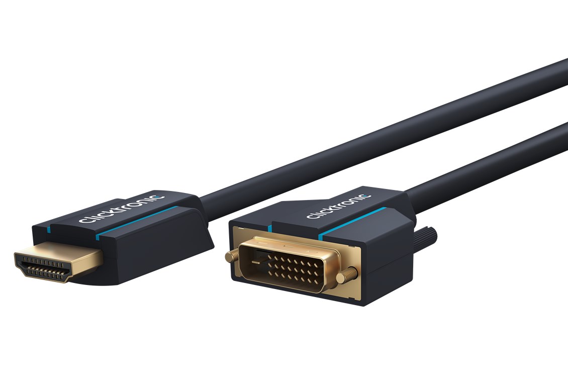 Cavo adattatore da DVI a HDMI WE70344 Clicktronic
