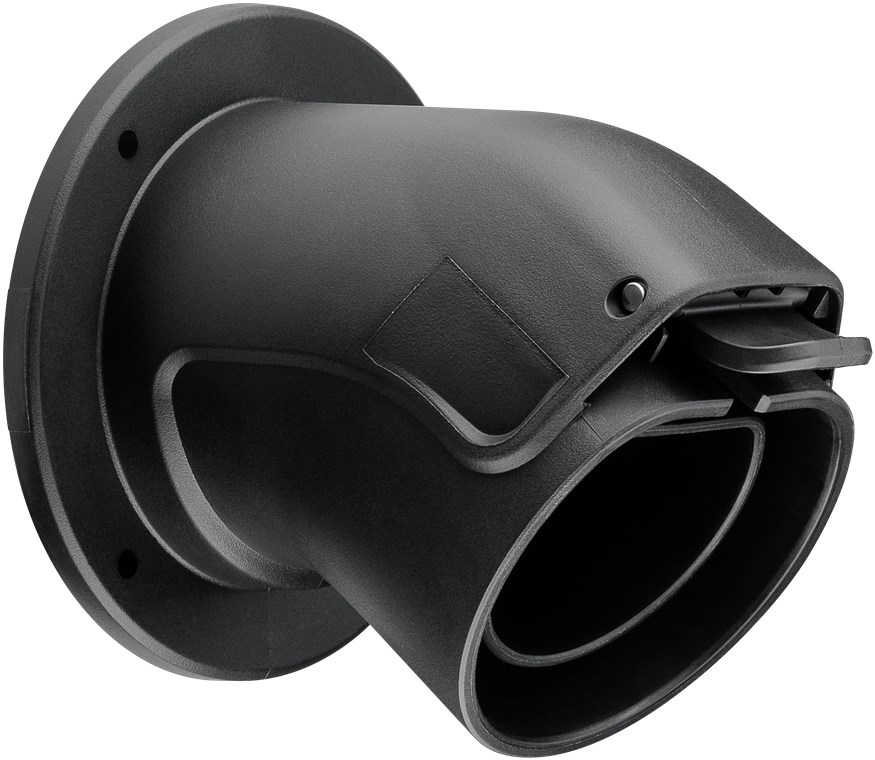 Supporto da parete angolato per cavo di ricarica di Tipo 2 per veicoli elettrici WE61142 Goobay