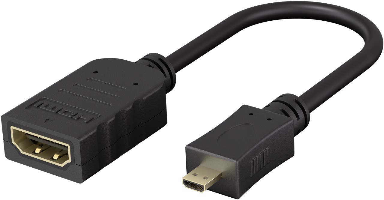 Adattatore Micro HDMI / HDMI, 4K/60Hz WE58683 Goobay