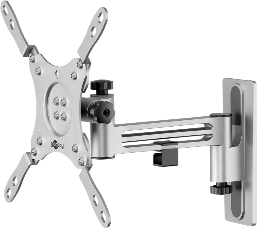 Supporto a parete per TV Caravan FULLMOTION (M), argento WE71988 Goobay