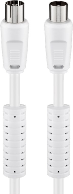 Cavo antenna con ferrite (80 dB), doppia schermatura WE50722 Goobay