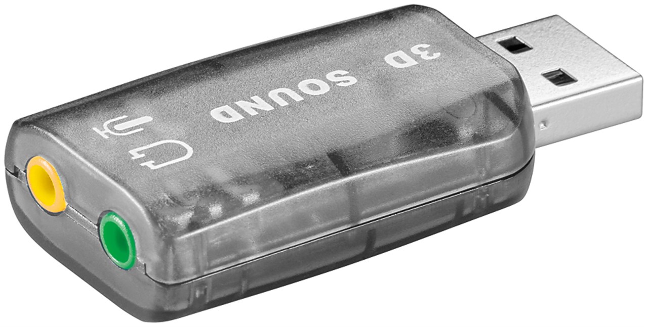 Scheda audio USB 2.0, con virtual 5.1 channel soundtrack WE95451 Goobay