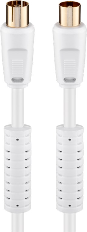 Cavo antenna con ferrite (80 dB), doppia schermatura WE27718 Goobay