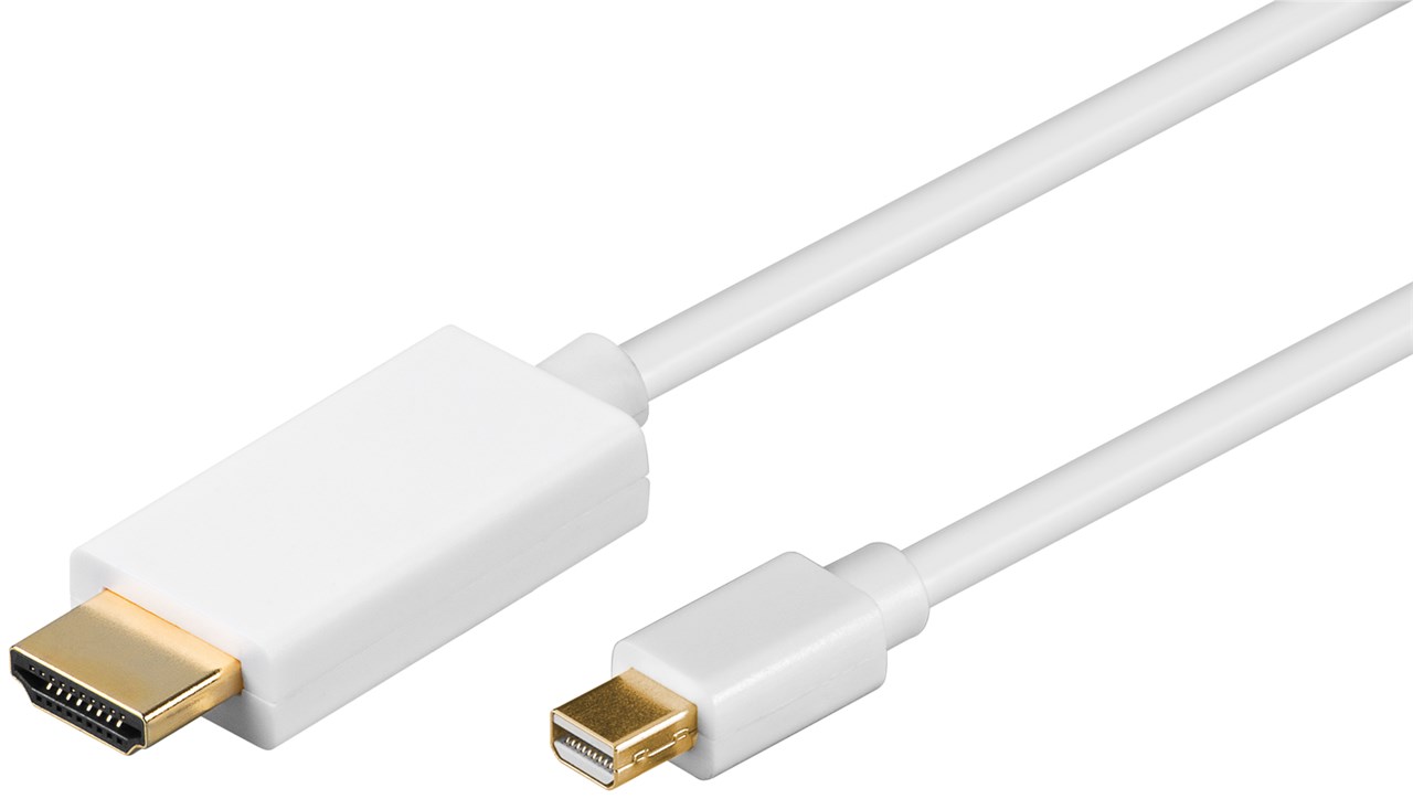 Cavo adattatore Mini DisplayPort/HDMI, dorato WE52860 Goobay