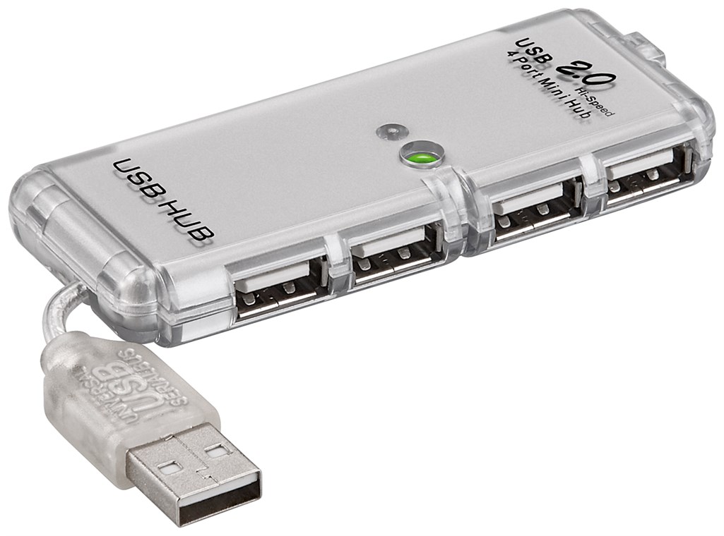 Hub USB a 4 porte USB 2.0 Hi-Speed WE68879 Goobay