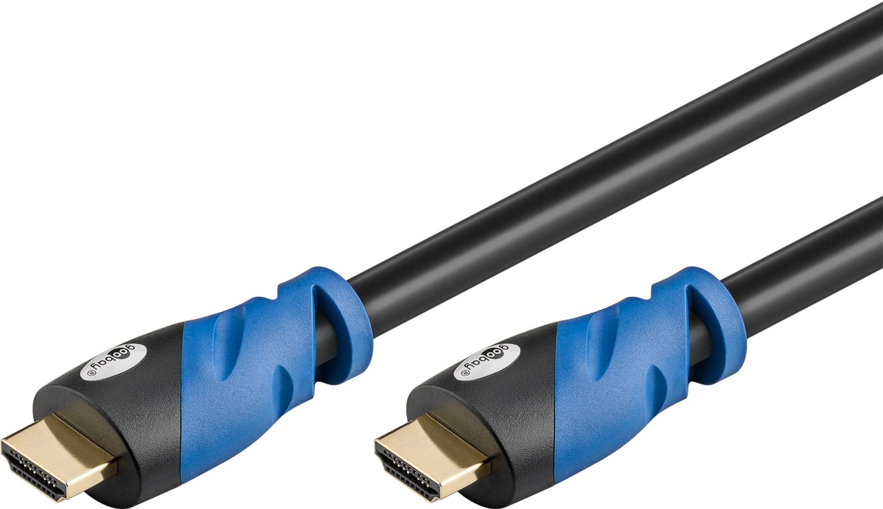 Premium cavo HDMI ad altissima velocità con Ethernet, certificato WE72320 Goobay