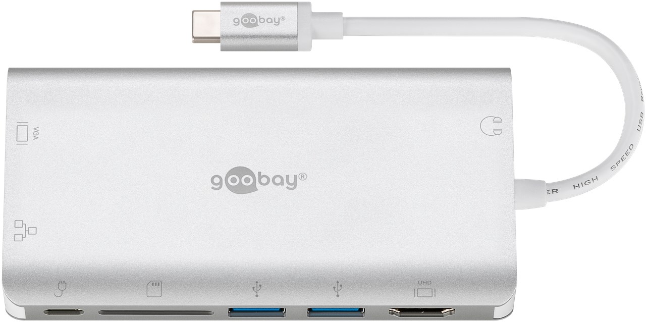 Adattatore multiporta USB-C premium WE49850 Goobay