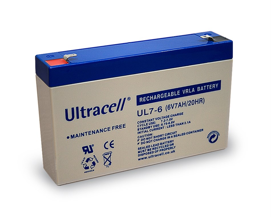 Batteria al piombo 6 V, 7 Ah (UL7-6) WE46759 Ultracell