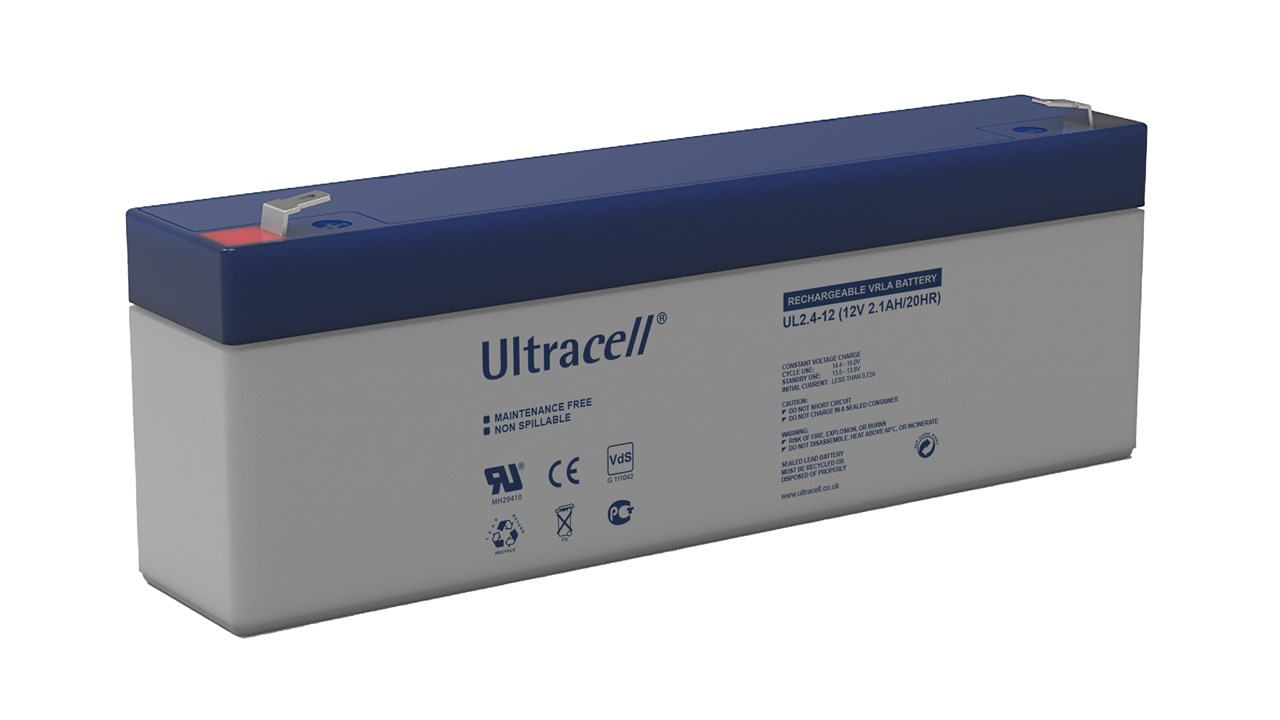 Batteria al piombo 12 V, 2,1 Ah (UL2.4-12) WE16015 Ultracell