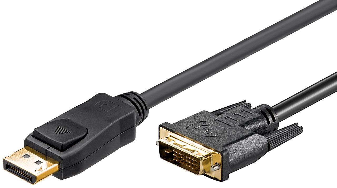 Cavo adattatore DisplayPort/DVI-D dorato WE51963 Goobay