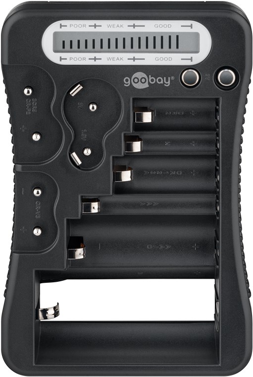 Tester per batterie con display LCD WE72511 Goobay