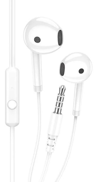 Cuffie auricolari con microfono bianche KSC-1301 F4040 Kakusiga