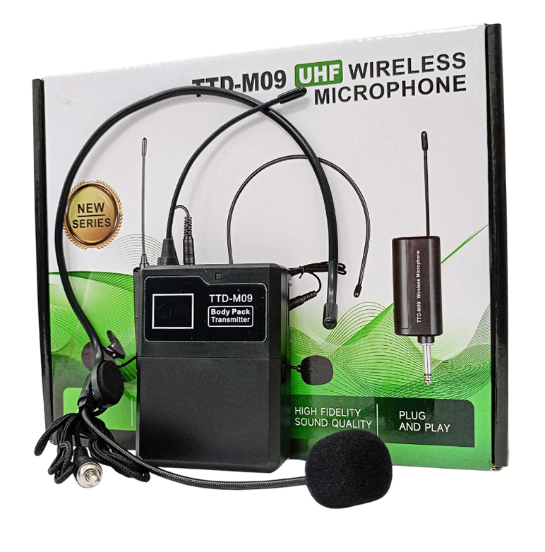 Microfono Wireless UHF TTD-M09 MIC009 