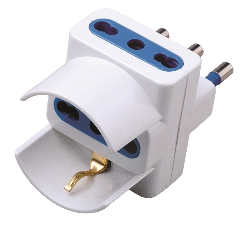 Adattatore schuko spina 16A – Presa 10/16A E9320 Power-it