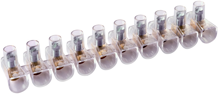 Morsetti a cappuccio 10 poli 6mm² - confezione da 10 pezzi EL3972 