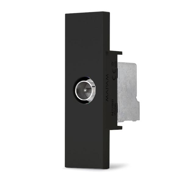 Presa TV passante nera linea ZEN 04800 