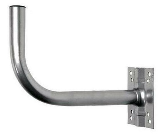 Staffa per parabola satellitare da palo/ringhiera 35x25 E9225 