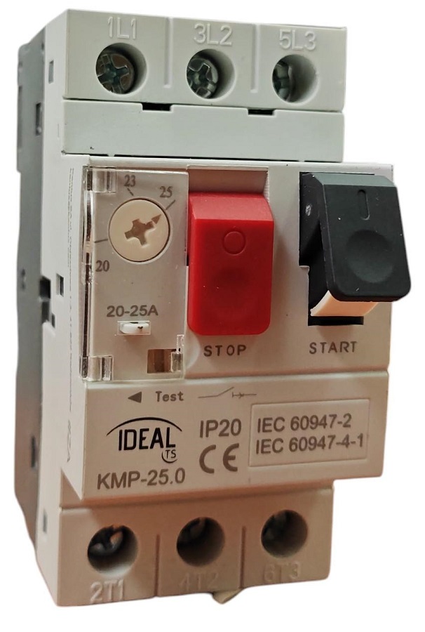 Interruttore di protezione salvamotore KMP 400V 20-25A Kanlux KA2023 Kanlux