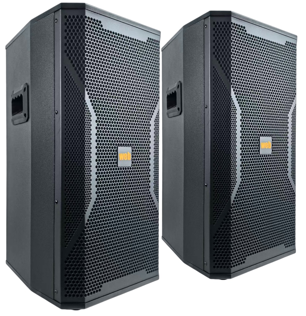 Coppia casse acustiche amplificate 300W woofer 2x8" Bluetooth/USB/Scheda SD LY-2088 WEB