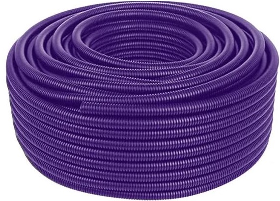 Tubo corrugato pieghevole senza tirafilo 20mm 50m lilla TC2020LILLA 
