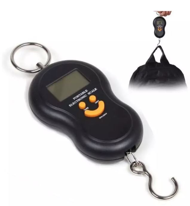 Bilancia digitale portatile per valigie con display LCD 50kg - vari colori WB2590 