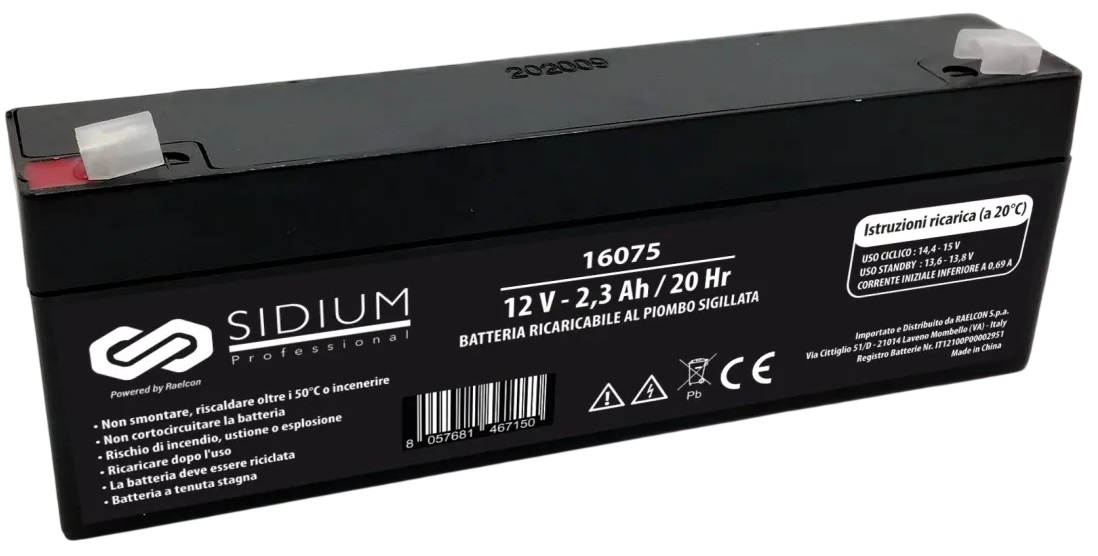 Batteria ricaricabile al piombo 12V 2,3Ah WB732 