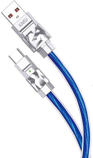 Cavo per alimentazione e sincronizzazione USB Type-C 1m 65W blu KSC-956 F4655 Kakusiga