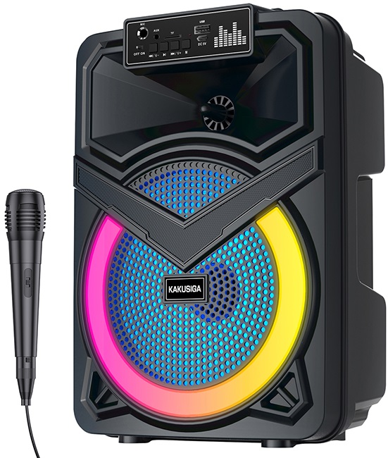 Cassa acustica ricaricabile con microfono 8" 12W KK-8107 KK-8107 Kakusiga