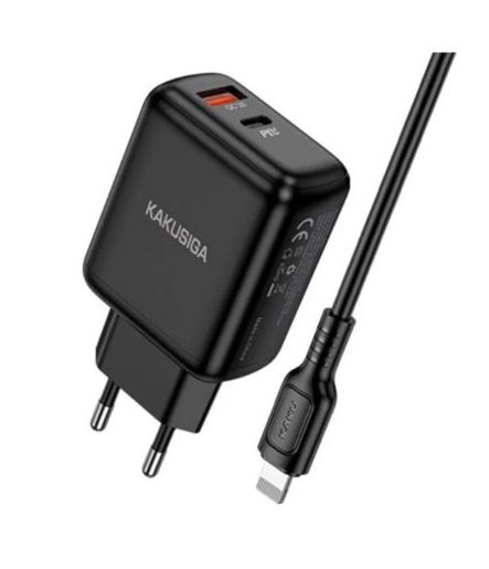Caricabatterie ricarica rapida con cavo USB Type C 1m 30W KSC-670 F4645 Kakusiga