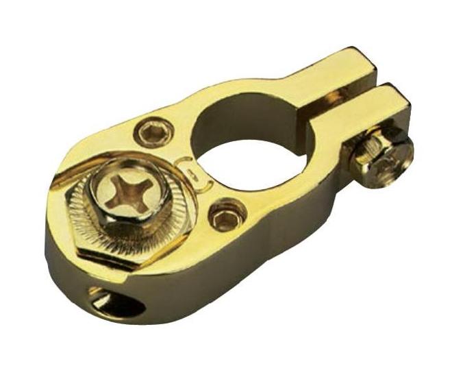 Morsetto batteria polo positivo dorato U109 