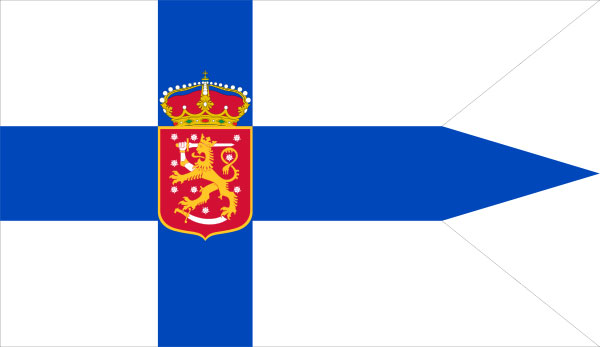 Bandiera di Stato e Militare Finlandia a 3 punte 200x346 cm FLAG020 