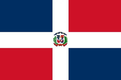 Bandiera Nazionale Repubblica Dominicana 200x400cm FLAG100 