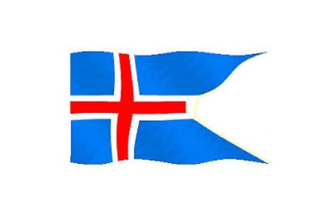 Bandiera Islanda Marina Militare 200x356cm FLAG030 