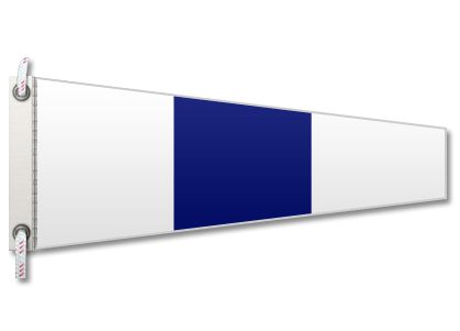 Pennello Segnalazione Nautica "Designazione" 170x50x15 cm FLAG150 