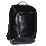 Zaino multifunzione antifurto imbottito con combinazione USB nero MOB1020 