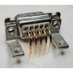 Connettore SUB-D 9 poli maschio 90° - gold plated NOS100774 