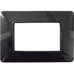 Placca in tecnopolimero 3P nero bistrò compatibile Matix EL2109 