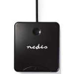 Lettore di schede SD Smart Card (ID) compatto USB 2.0 ND1216 Nedis