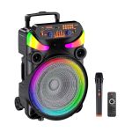 Cassa acustica portatile ricaricabile trolley 15" 40W Luce LED Bluetooth TWS/SD/USB KK-15101 KK-15101 Kakusiga