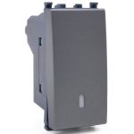 Deviatore unipolare grigio compatibile Vimar Arké EL179 