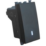 Deviatore unipolare nero compatibile Vimar Arké EL210 